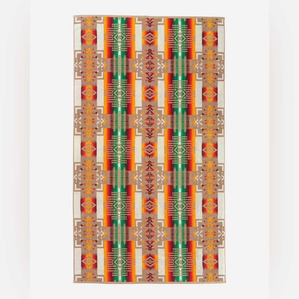 NWT Pendleton Jacquard Spa Towel Chief Joseph Beach Pool XL 40x70 Oversized